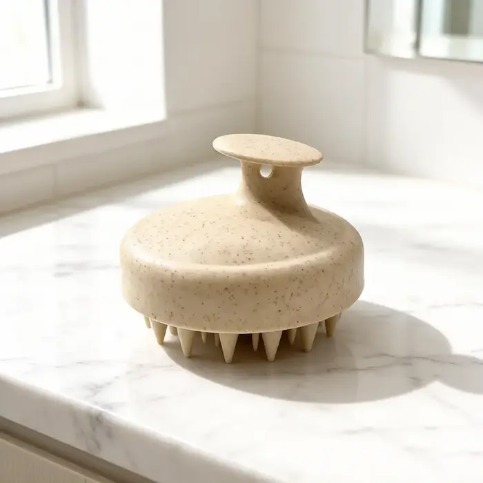 Brosse de massage du cuir chevelu en silicone, brosse à shampooing à poils doux, peigne de lavage de