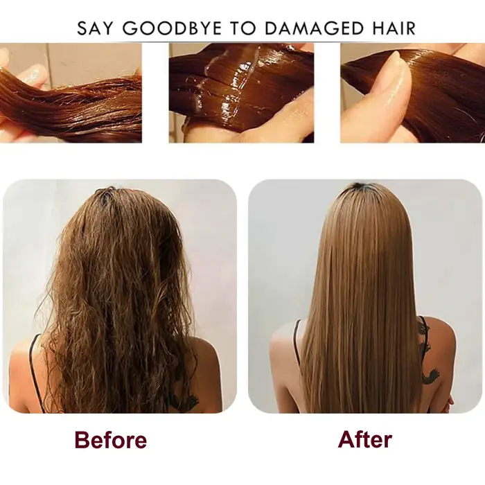 Karseell Masque capillaire au collagène Réparation en profondeur Conditionnement Huile d'argan Essence de traitement