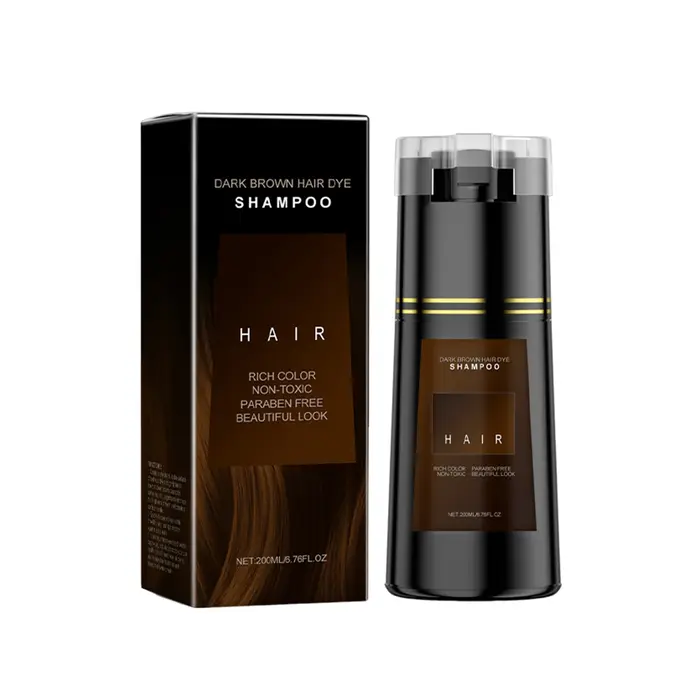 Shampoing de coiffure, teinture naturelle pour cheveux