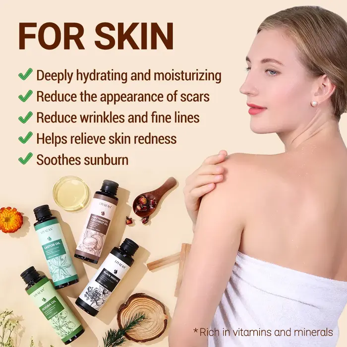 Huile de Jojoba Pure AMP Ricin Soin Capillaire