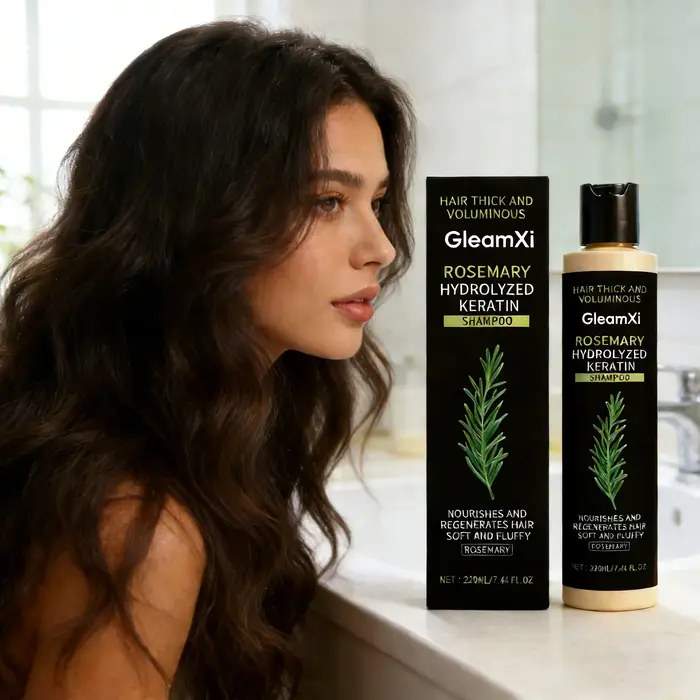 Shampoing volumisant à la kératine de romarin
