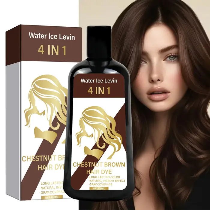 Shampoing colorant à la biotine et au gingembre