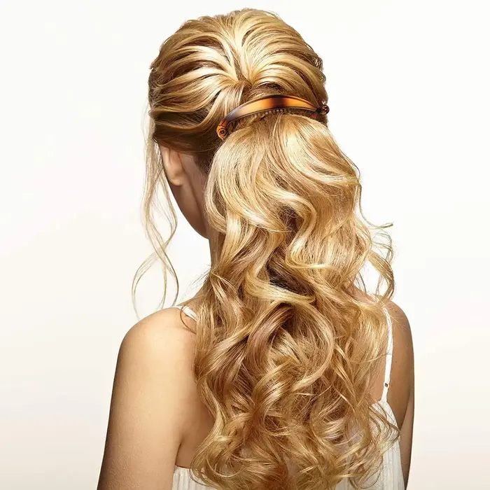 12 pièces pinces à cheveux banane peignes classiques grand Double peigne pince à cheveux queue de po