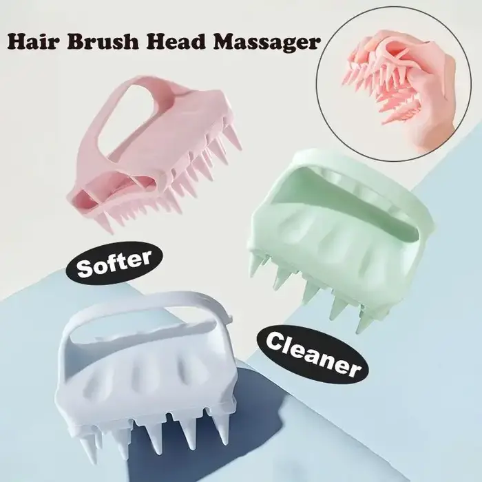 Brosse de massage du cuir chevelu