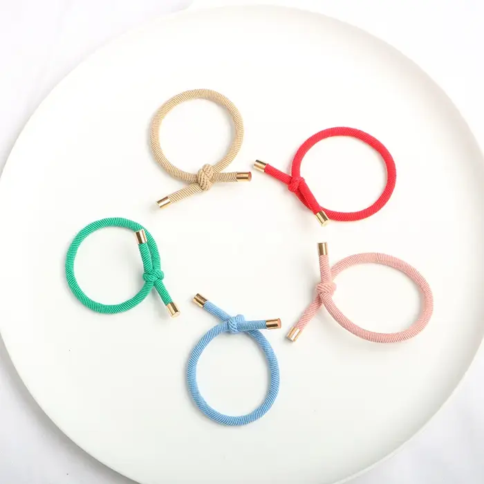 50 pièces corde à cheveux élastique fille tête corde cheveux accessoires bandeau élastique élastique