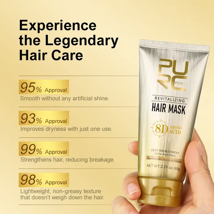 PURC – masque capillaire à l'huile d'argan