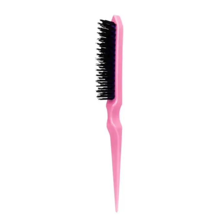 Peigne à queue pointue, outils de coiffure, brosse à sourcils à double tête, peigne à Triple rangée,