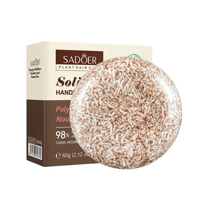 Barre de shampoing Polygonum, savon biologique pour le nettoyage en profondeur des cheveux, contrôle