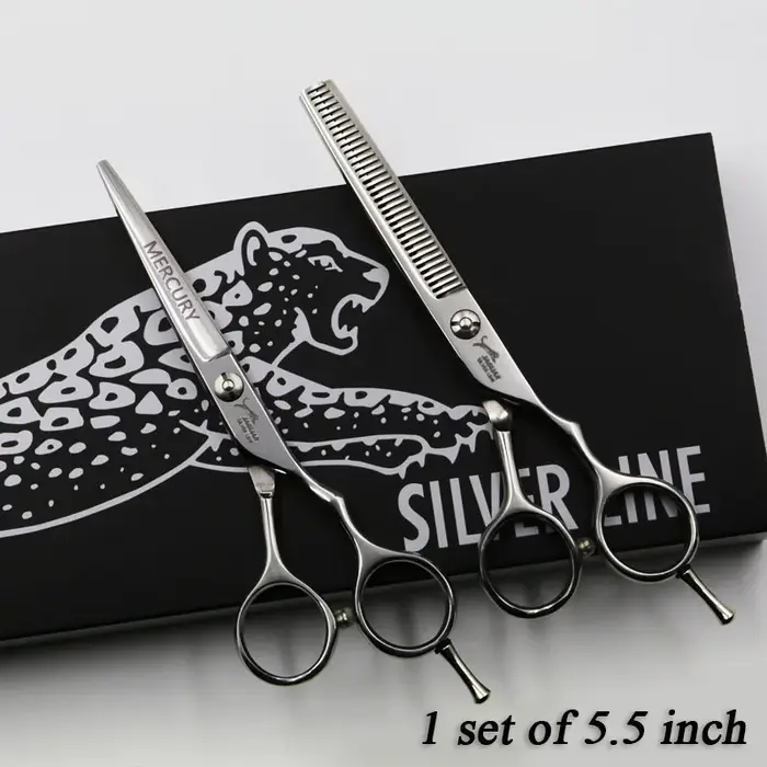 Ciseaux à cheveux professionnels 5 "/5.5"/6 "/6.5", ensemble de ciseaux de coiffure, coupe + ciseaux