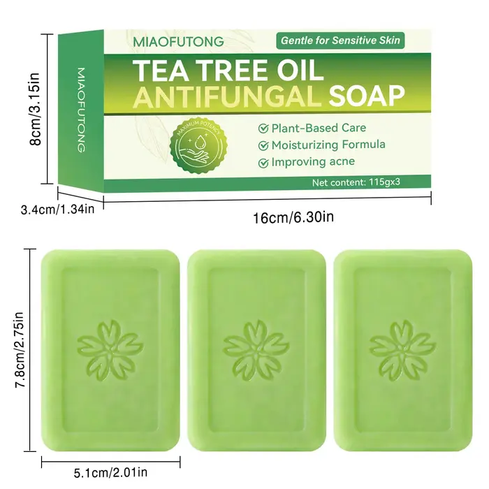 Savon antifongique à l'huile d'arbre à thé MIAOFUTONG