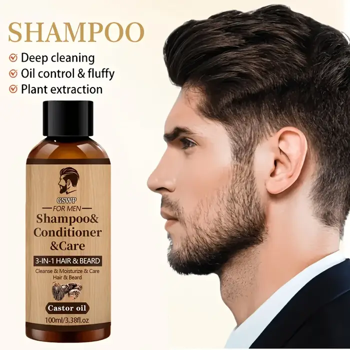 GSWP 3-en-1 : Lavage pour cheveux et barbe