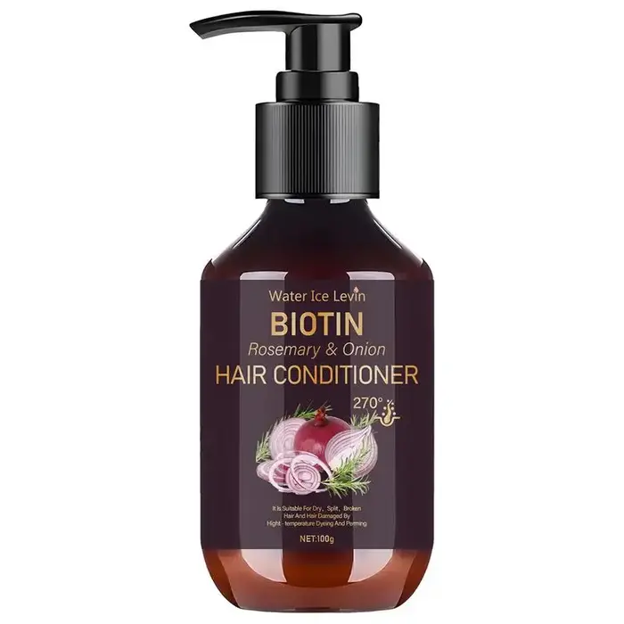 Shampoing naturel à l'oignon et au romarin, hydrate les cheveux, ajoutez la brillance, massages en d