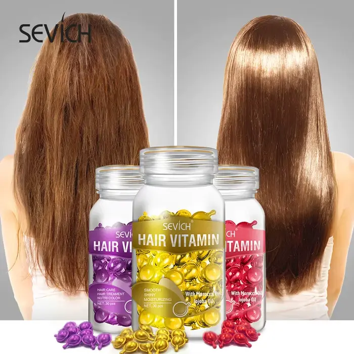 Capsule de vitamine pour cheveux