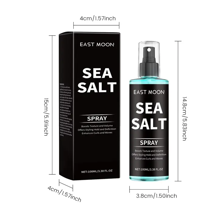 Spray coiffant au sel de mer