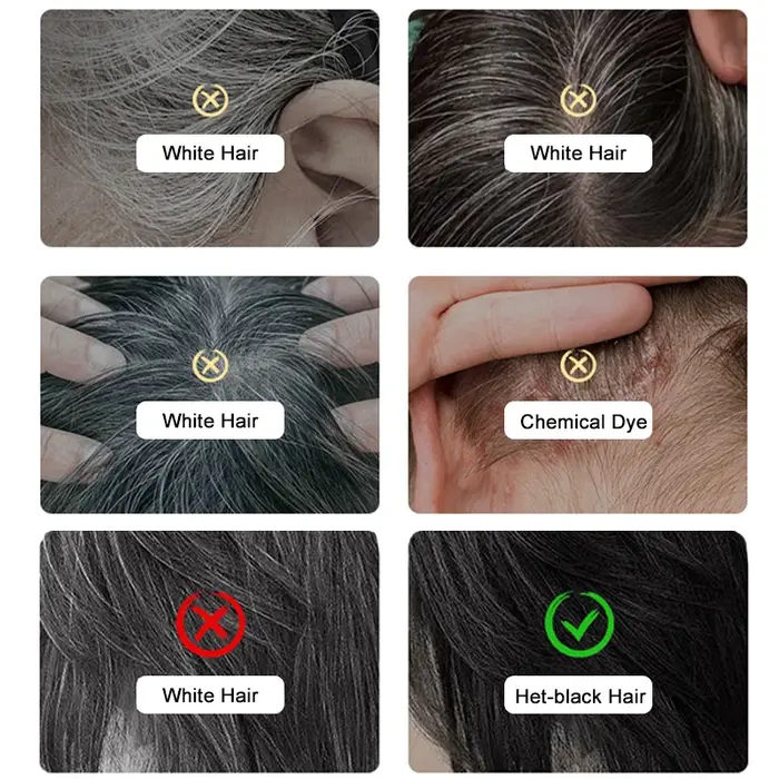 Bâton de teinture capillaire jetable 3 couleurs