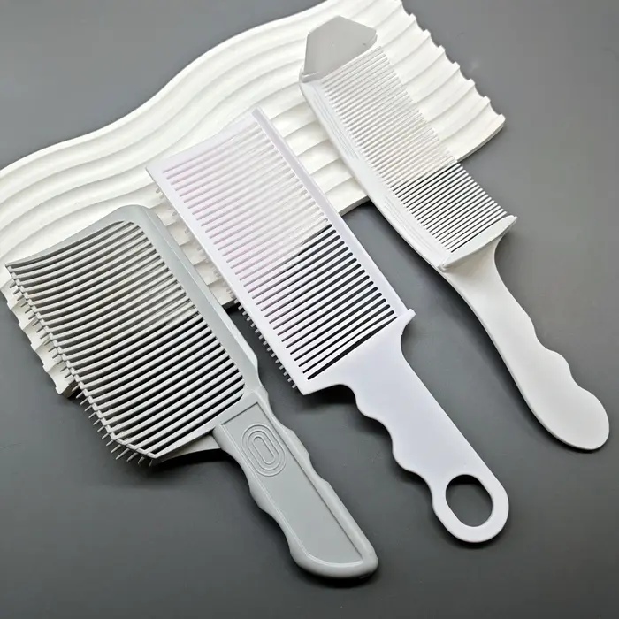 Kit de 1/3 peignes de barbier pour coupe de cheveux, peigne à dégradé pour hommes, brosse de coiffur