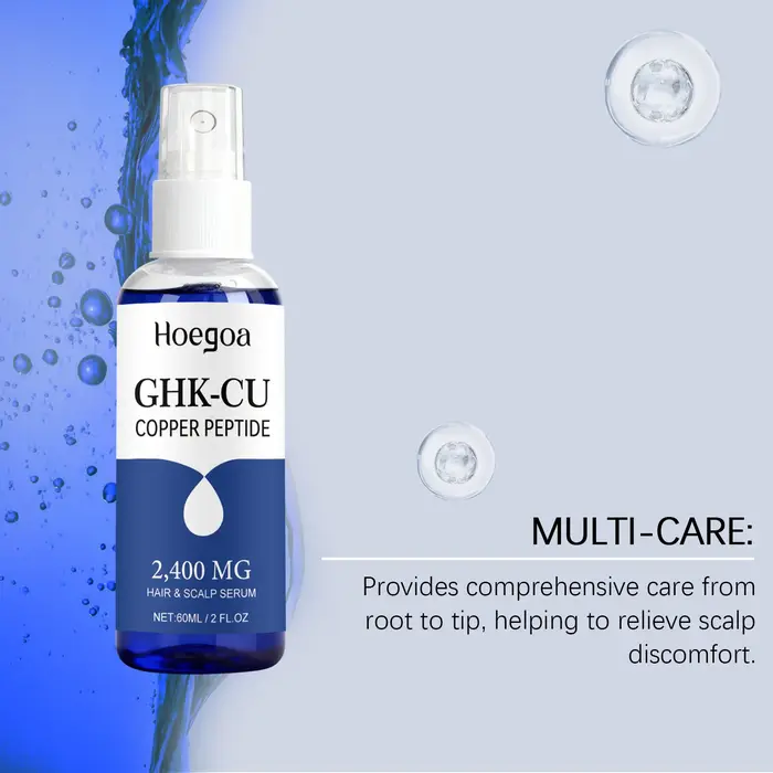 Sérum capillaire en spray GHK Cu Copper Peptide 60 ml