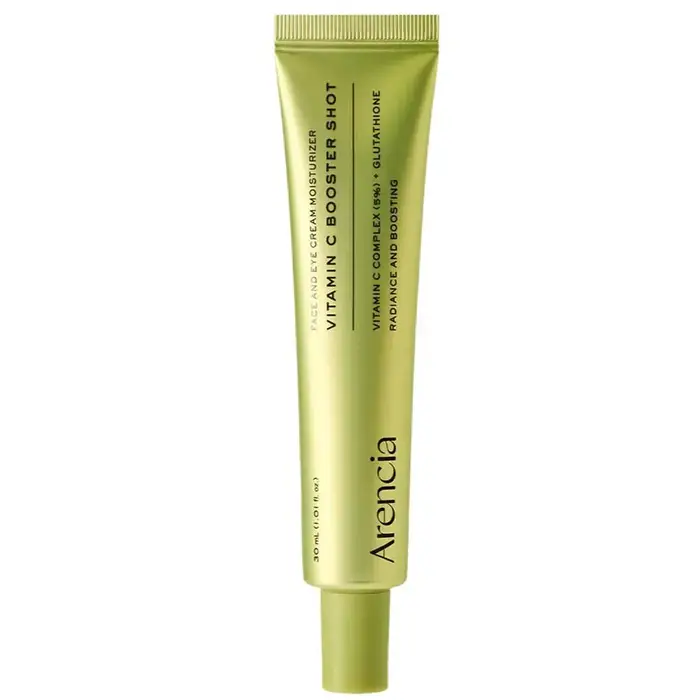 Sérum Booster à la Vitamine C Arencia, Hydratant, Raffermissant, Vitamine E pour les Taches Brunes, 