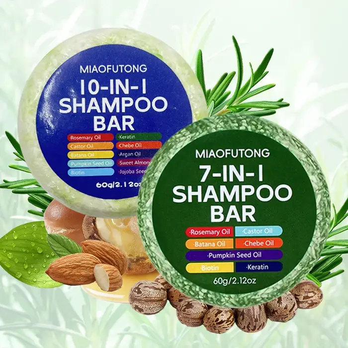 Lot de 2 savons shampoings multi-usages
