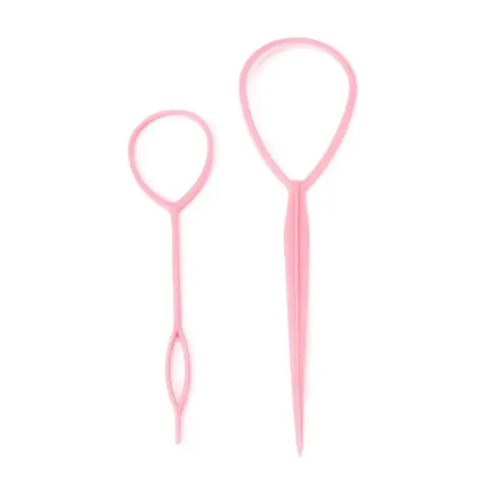 Peigne à queue pointue, outils de coiffure, brosse à sourcils à double tête, peigne à Triple rangée,