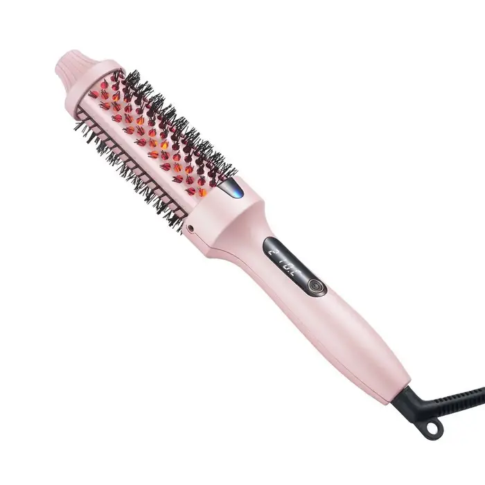 Brosse à boucler infrarouge avec température réglable