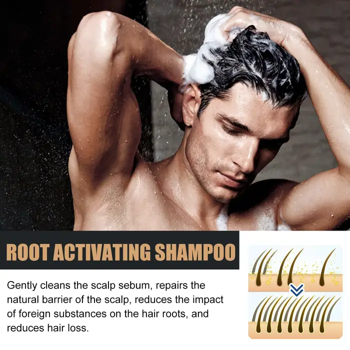 EELHOE shampooing épaississant les cheveux traitement de repousse Anti perte