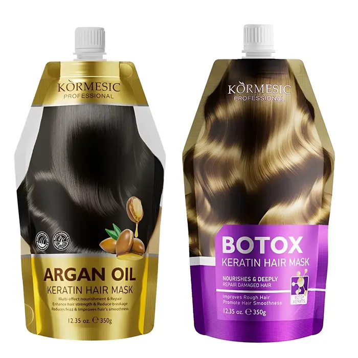 Masque capillaire à la kératine et à l'huile d'argan 350g