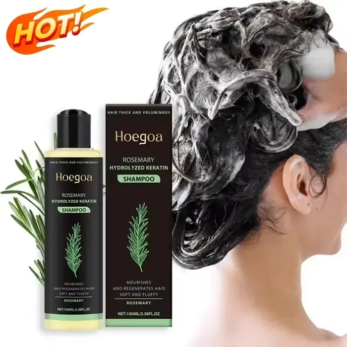Shampooing Épaississant au Romarin : Contrôle du Sébum