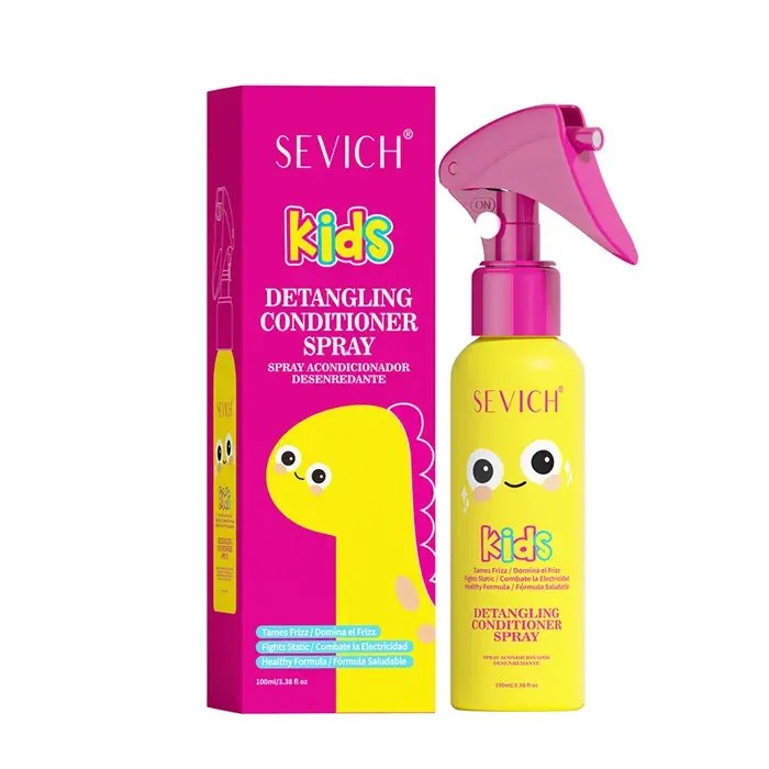 Spray démêlant pour cheveux d'enfants 100ml – Élixir revitalisant sans rinçage