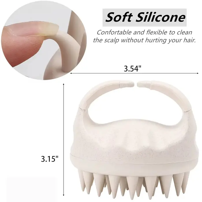 Brosse de massage du cuir chevelu