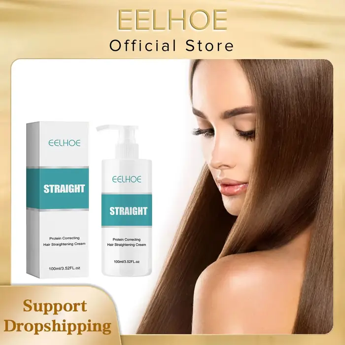 EELBathroom E KerBrian-Crème pour lisser les cheveux, traitement professionnel, adoucissant, anti-fr