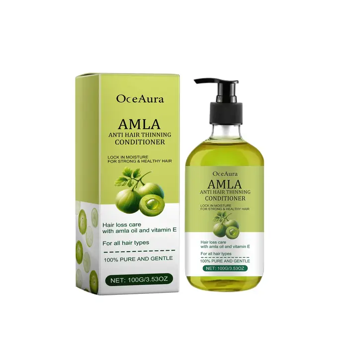 Shampoo à l'huile d'Amla Anti-Chute Renforce les racines Répare les cheveux abîmés Anti-Casse Après-