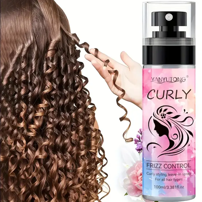 Mousse coiffante bouclée, extraits naturels de plantes, améliore l'élasticité des cheveux, coiffure