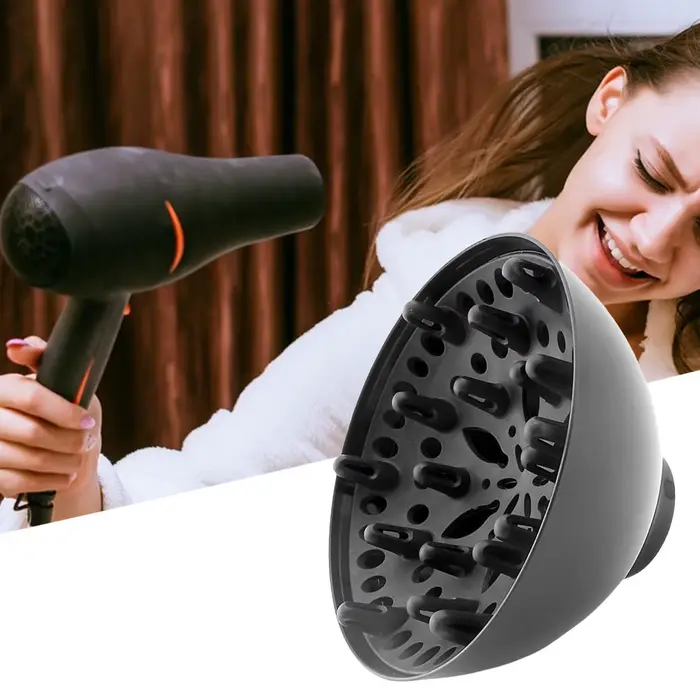 Diffuseur de cheveux bouclés diffuseur de cheveux Portable fournitures de soins de beauté pour les vacances d'été du matin Spa voyage nuit jour séchage à la chaleur