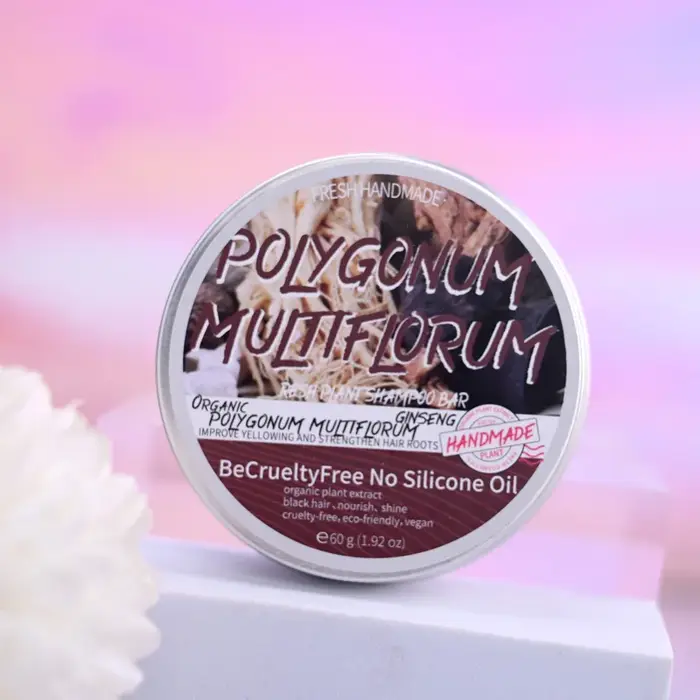Shampoing végétal à base de plantes Polygonum Multiflorum
