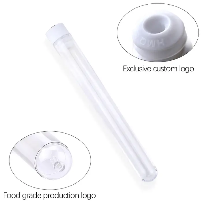 Tube de brosse à sourcils en diamant vide et réutilisable, 100 pièces, étui de baguette de Mascara,