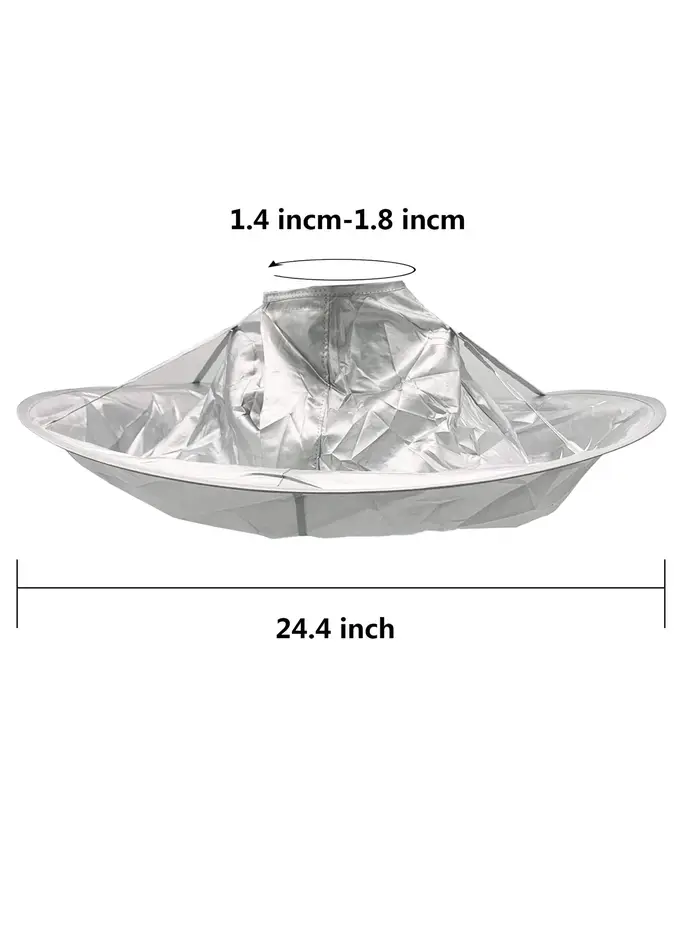 1 cape de tablier de coupe de cheveux imperméable pliable, cape de ménage respirante, cape d'outil d