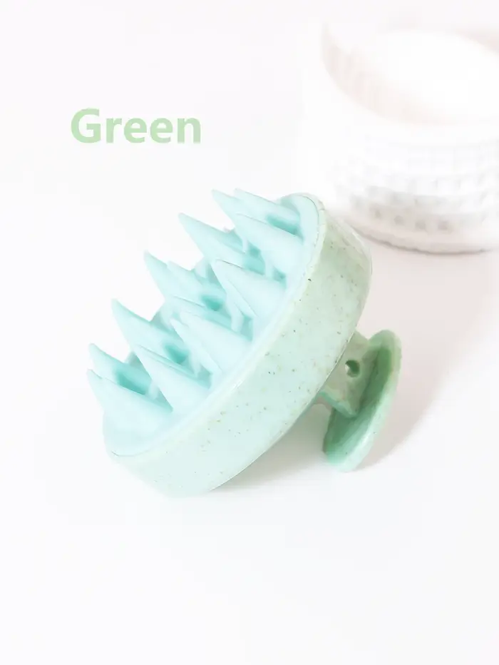 Brosse de lavage des cheveux, peigne de massage du cuir chevelu en silicone, brosse de massage du co