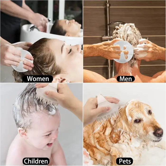 Brosse de massage du cuir chevelu