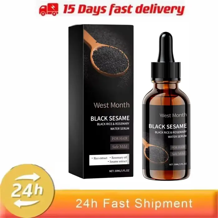 Sérum Anti-gris blanc pour cheveux, liquide blanc à noir, réparation de couleur naturelle, produits 