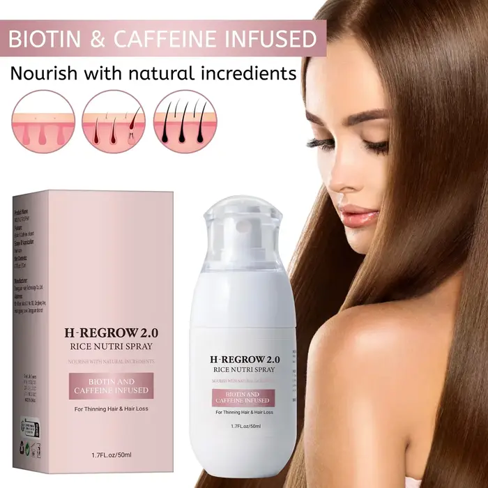 Spray pour cheveux, eau de riz