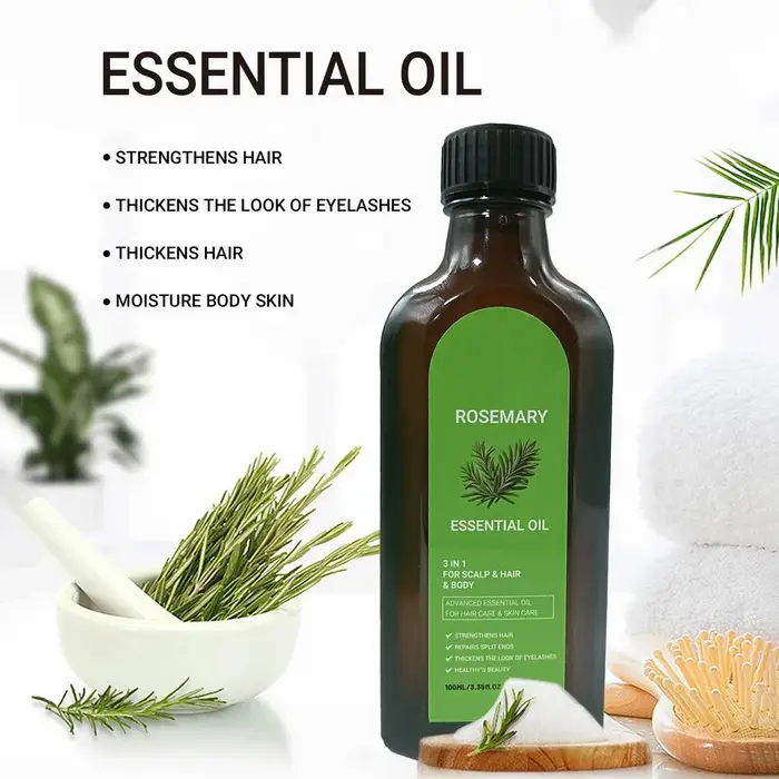 Huile essentielle de soin capillaire 3 en 1