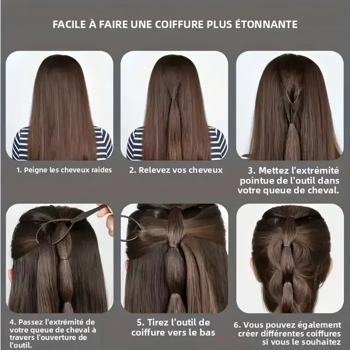 6 pièces/ensemble ensemble de brosses à cheveux coiffure vaporisateur bouteille