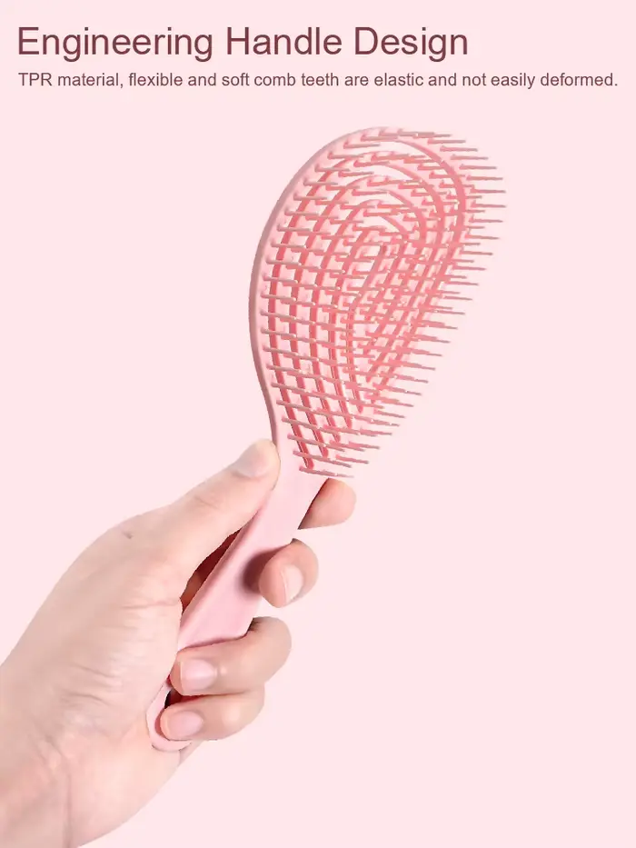Brosse à cheveux creuse – Peigne de Massage du cuir chevelu à séchage rapide