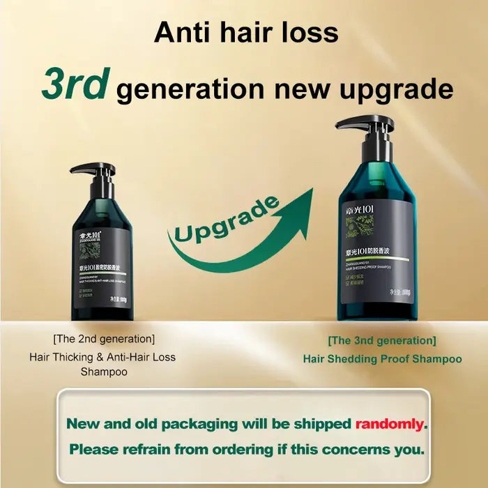 Zhangguang 101 shampooing de contrôle de l'huile d'épreuve de perte d'épaississement des cheveux 500g