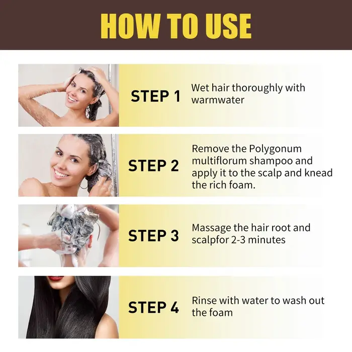 Shampoing 3 en 1 pour cheveux bruns