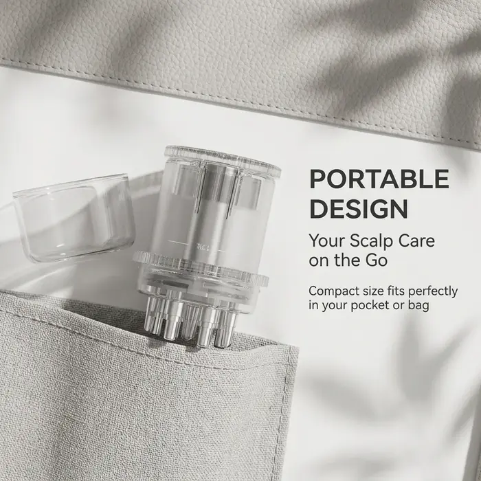 Peigne applicateur pour le cuir chevelu