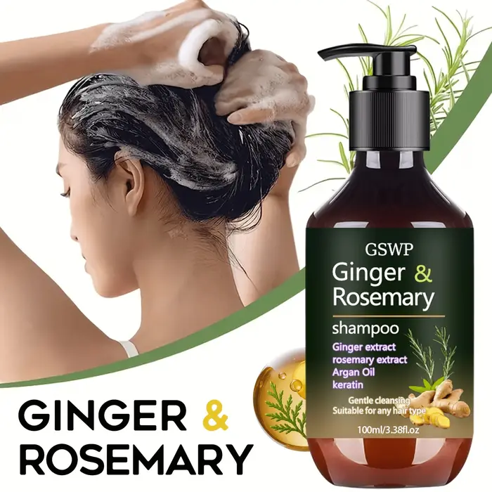 GSWP Shampooing au gingembre et au romarin