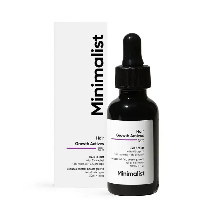 Sérum de croissance minimaliste pour cheveux épais, réparation du cuir chevelu, lissage des cheveux