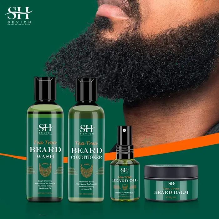 Priority-Soin de la Barbe pour Homme, Arbre à Thé, Croissance Rapide et Efficace, Peau Nettoyante Douce, Essence Douce
